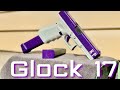 Custom Painted Glock 17 DIY Plum crazy purple￼ & matte white step by step￼