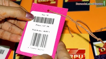 Easy to create and print barcode using DRPU Barcode Label Maker Software