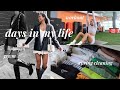 DAYS IN MY LIFE | full body workout, thrift haul + spring cleaning 💐