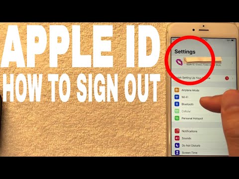 ✅  How To Sign Out iTunes Apple ID On iPhone ?