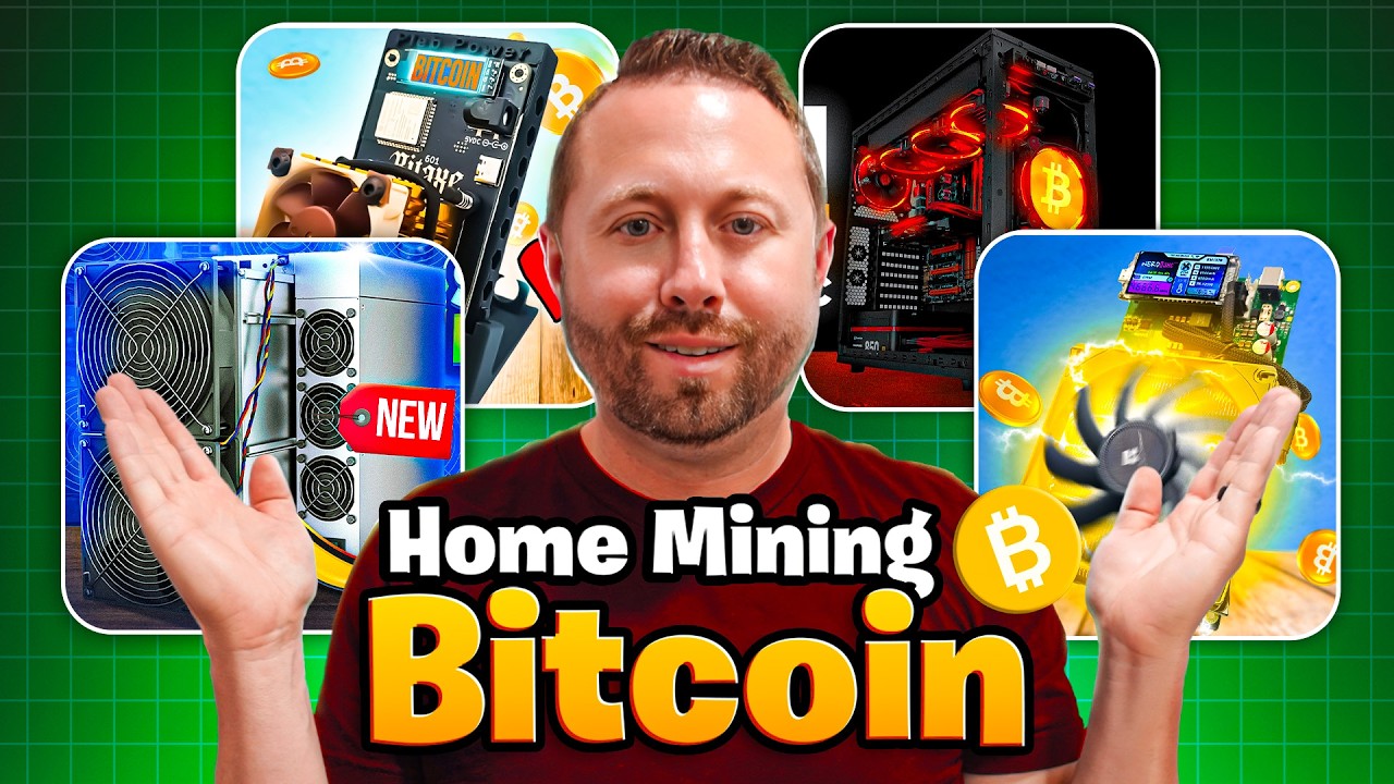 Can I Hit a $300,000 BITCOIN Block? Mining from Home!