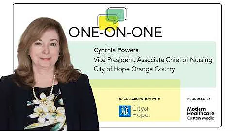 One-on-One with Cynthia Powers of City of Hope Ora...