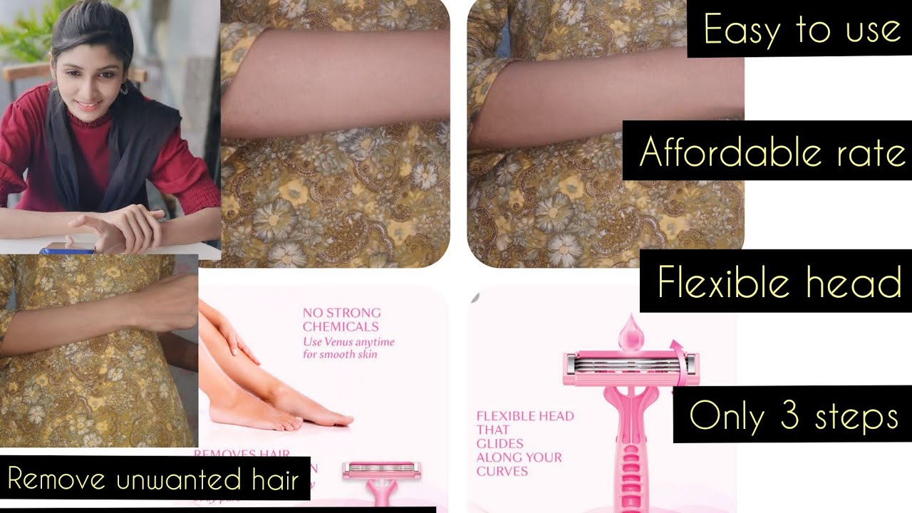 Gillette Simply venus razor how to use shorts YouTube