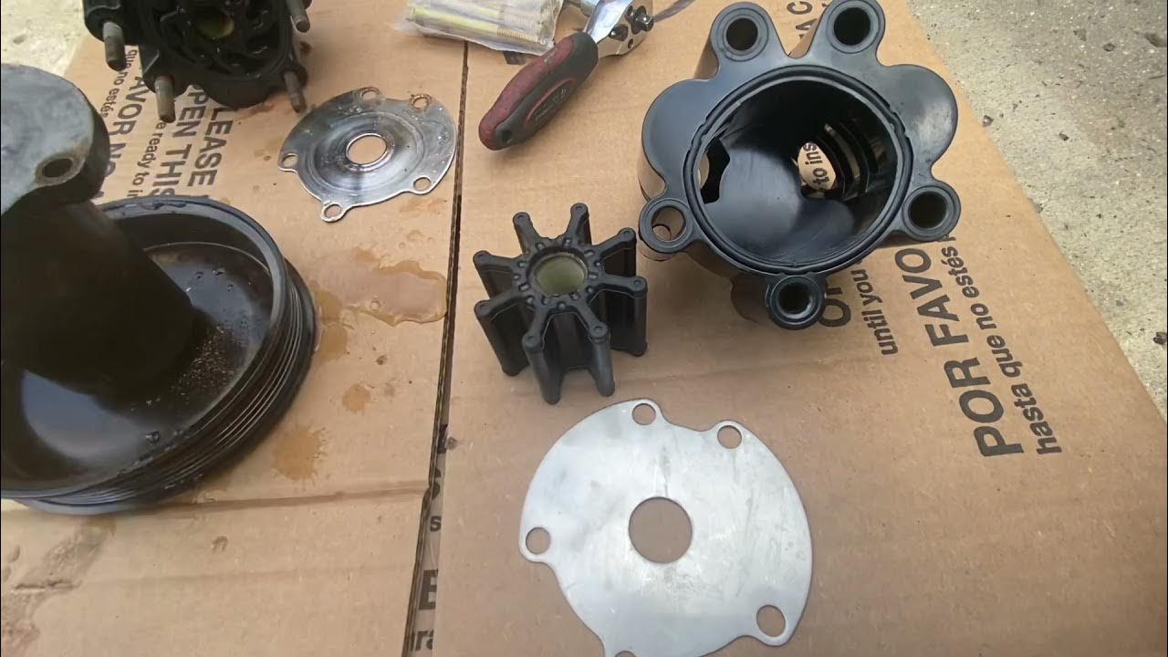 How to replace an impeller in a mercruiser engine - YouTube
