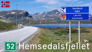 Hemsedalsfjellet mountain pass in Norway