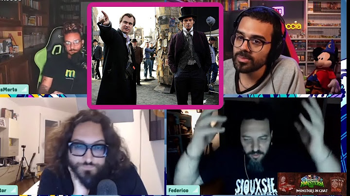 Discussione su NOLAN e “THE PRESTIGE” con FRUSCIANTE, VICTORLASZLO88 e DARIO MOCCIA - parte 1