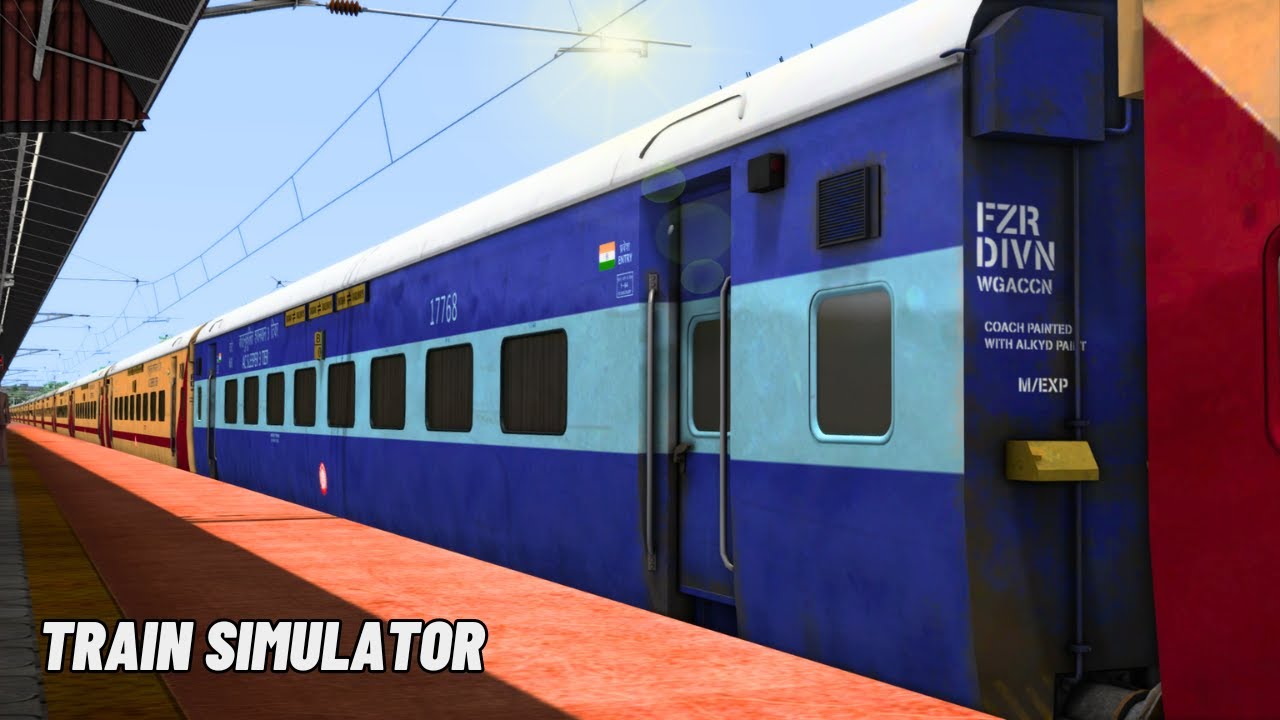 AUROVILLE EXPRESS JOURNEY IN TRAIN SIMULATOR || WAP 7 LOCO || HINDI ...