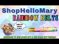 ShopHelloMary Rainbow Belts Review 🍭🍋🍊