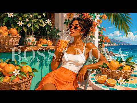 Soft Summer Bossa Jazz 🍊🌿 Morning Bossa Nova background For Ocean Vibes & Tropical Moods