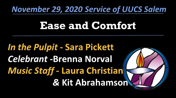 UUCS Sunday Service November 29, 2020 with Sara Pi...