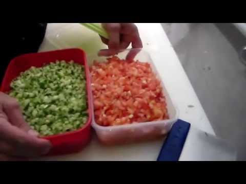 4 minutes, 20 cucumbers. Cutting one time. Global Knife G17.