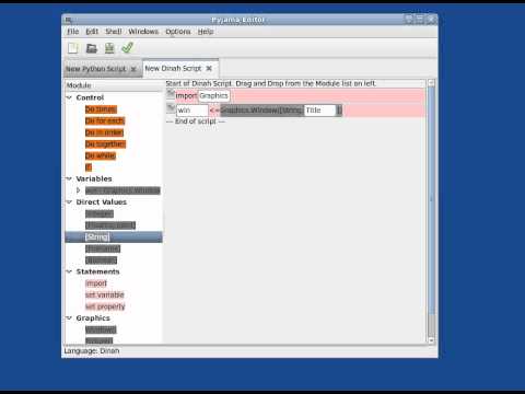 Pyjama Project: Drag and Drop Language Dinah