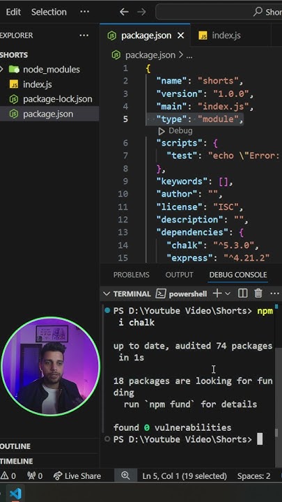 How to Print Colorful Text in Terminal with Chalk | Node.js Tutorial ...