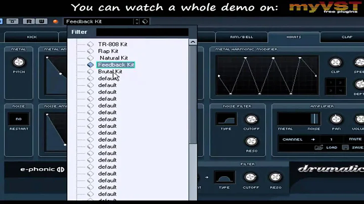 Drumatic - Free VST - myVST Demo