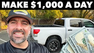 How To Make $1000 A Day With A Pickup Truck  {TOP Business Ideas for 2024}