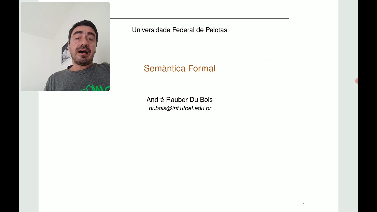 01 - Semântica Formal: Uma introdução