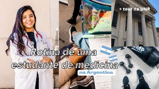 #medvlog Vida de uma estudante de medicina + medicina na argentina + tour unr 🌌