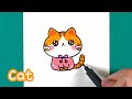 How to draw a Cat 고양이 그리기  (내이름은 이츠)