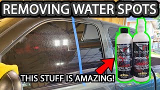 How to Remove Water Spots on Glass (Best Product I Have Ever Used!)