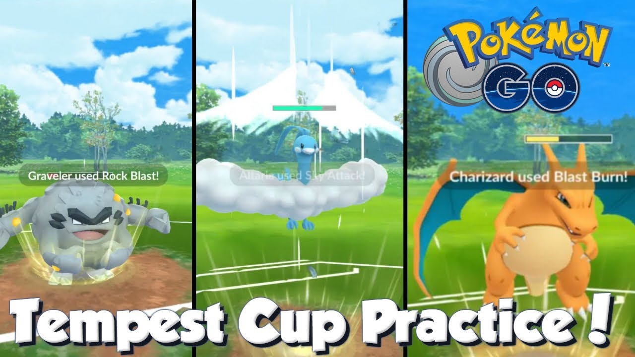 TEMPEST CUP PRACTICE! Pokemon GO Tempest Cup PvP Great League Battles