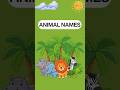 Animals Name| Kids learning videos| Pre-school learning videos #kidssong #nurseryrhymes #rhymetime