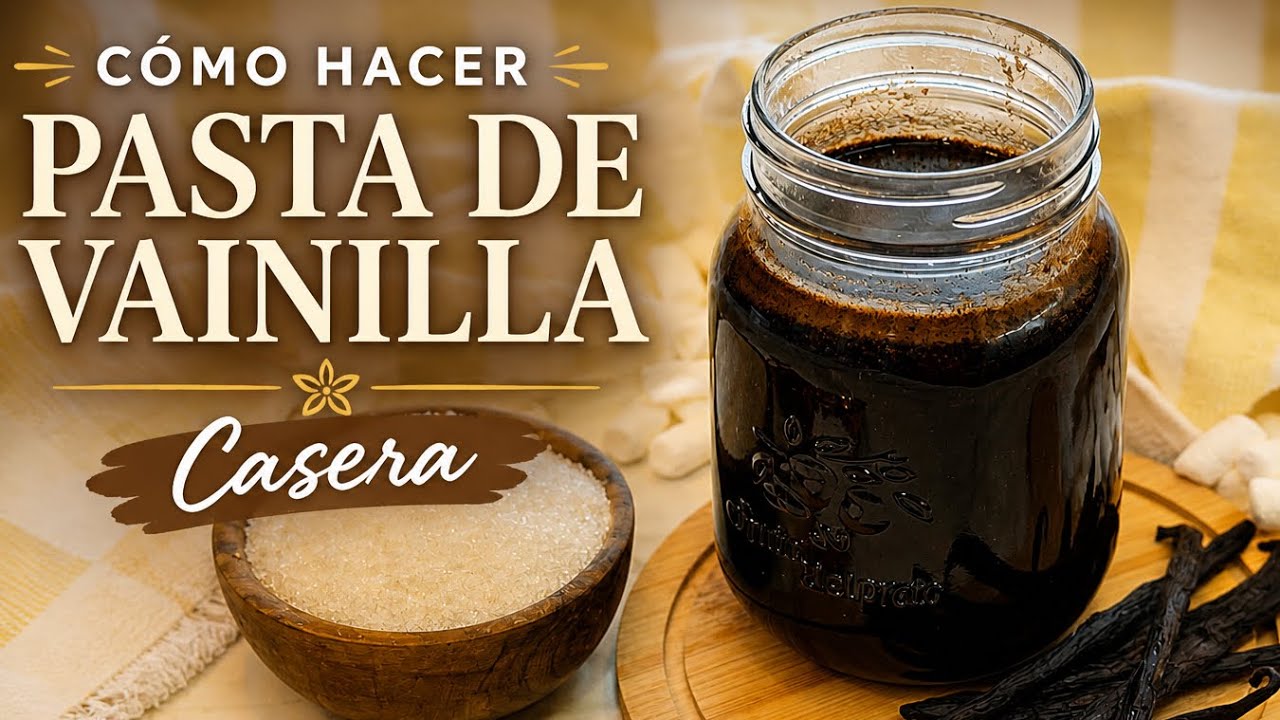 COMO HACER PASTA DE VAINILLA CASERA