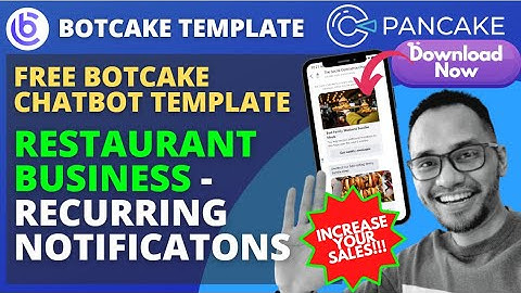Free Botcake Chatbot Restaurant Weekly Recurring Notification Template