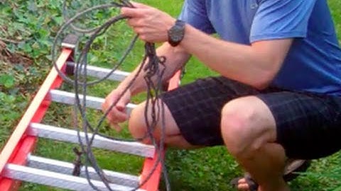 How To Fix or Replace Ladder Rope