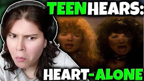 SHOCKED!! TEENAGER HEARS HEART - "Alone" FOR THE FIRST TIME EVER