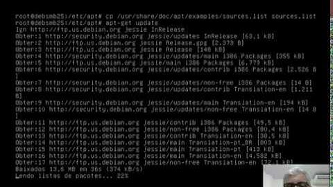 Samba4 Debian  -  Instalação Samba 4 - Vídeo 2