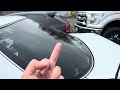 ATTEMPTING TO WINDOW TINT MY CB7