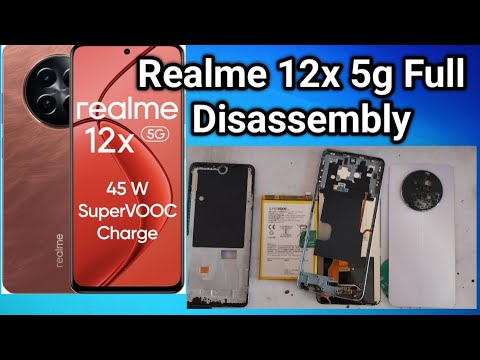 Realme 12x 5g Full Disassembly || Back Cover Open || Realme 12x का Camplit Open