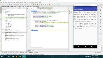 Justify text of TextView | Android Studio | Java