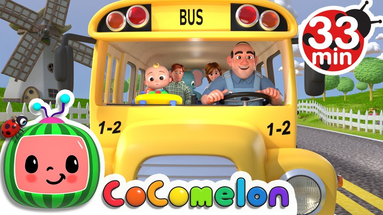 เด็กคิด การ์ตูน  Update New  Wheels on the Bus + More Nursery Rhymes \u0026 Kids Songs - CoComelon