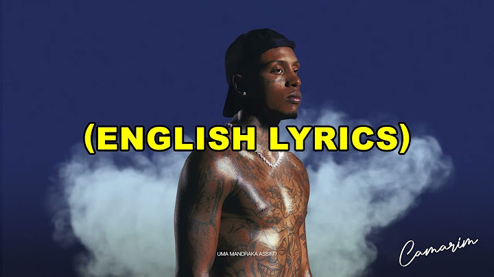 Kayblack, Vulgo FK - Camarim [ENGLISH LYRICS]