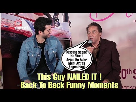 Dharmendra NAILED IT ! Back To Back Funny Moments | Pal Pal Dil Ke Pass Trailer Launch