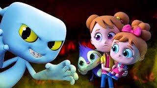 Ha Ha Its Halloween Night | Super Supremes Cartoons | Scary Rhymes for Kids