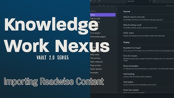 Obsidian Vault Rebuild Series - Bringing in Content from Readwise