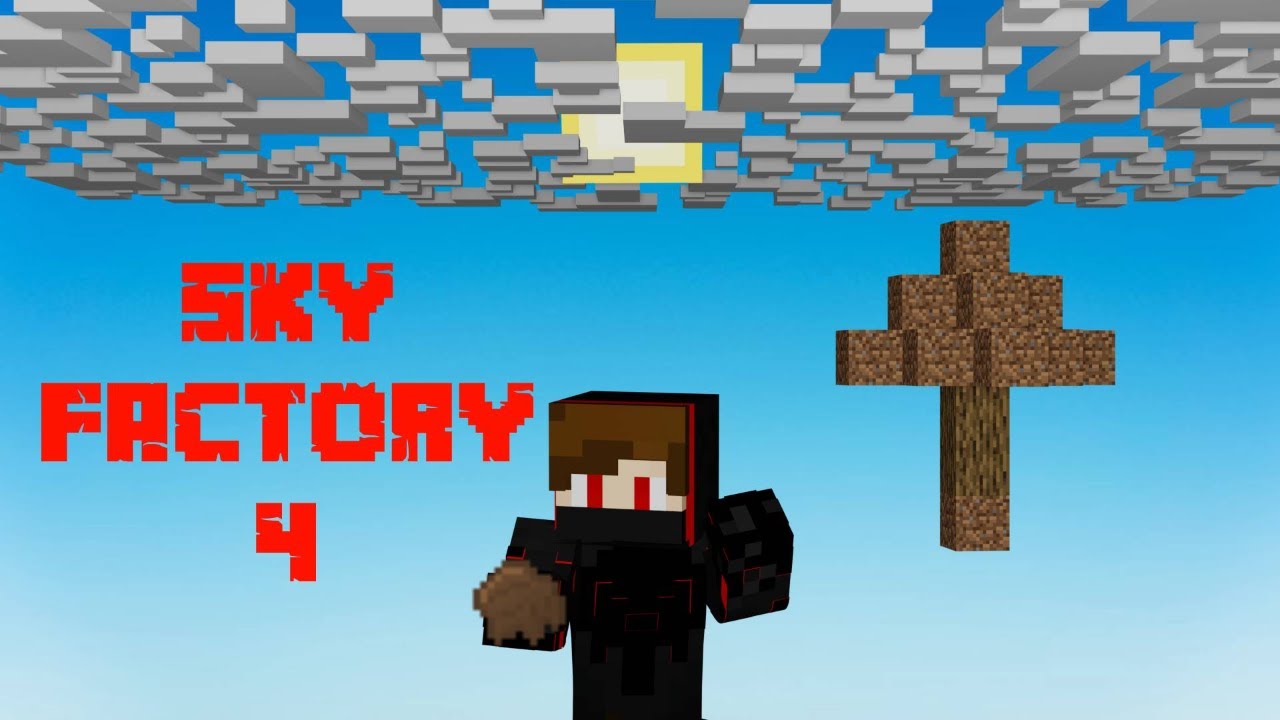 I held POOP in Minecraft (SkyFactory 4 Episode 1) - YouTube