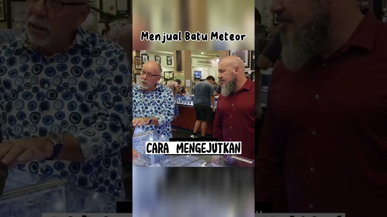 menjual meteor jatuh di toko barang antik amerika