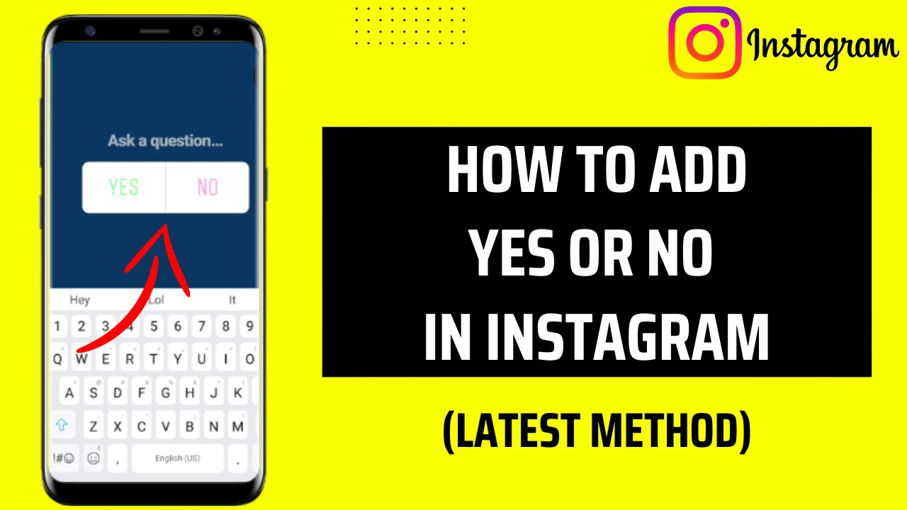 How to Add Yes or No in Instagram | Instagram Tips | How To Tutor - YouTube