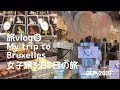 🇧🇪【旅vlog】 ⑮2019.9 ベルギー ブリュッセル 女子旅 3日目最終 Bruxelles  街歩き Mary マリー チョコレート Quickクイックでハンバーガー Belgium