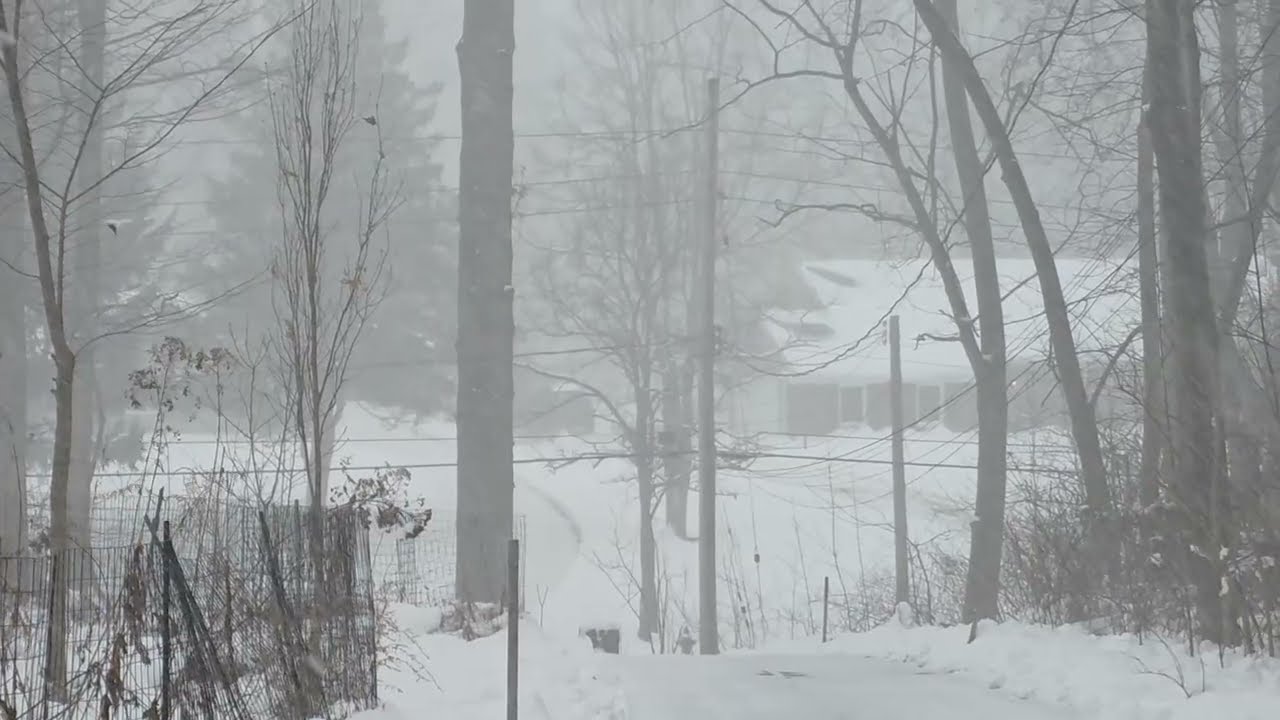 WEIRD CLEVELAND SNOW SQUALL WITH THUNDER JANUARY 17TH