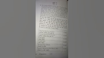 b. com 2nd semester pass course, 2019, financial accounting, #exam #paper #question #mduuniversity