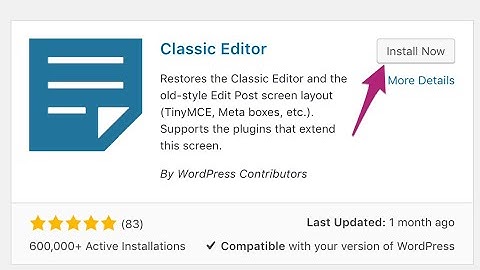 How to Install Classic Editor in WordPress Website