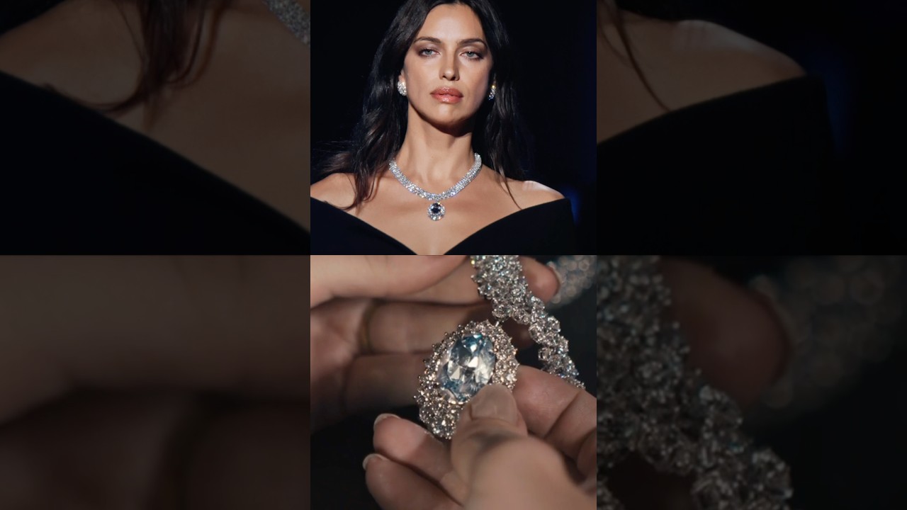 Okavango Blue - Terres de Constrastes collection. #Messika #MessikaHighJewelry #IrinaShayk