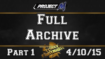 Friday FightNight 4/10/15 Project M [Archive] 1/3