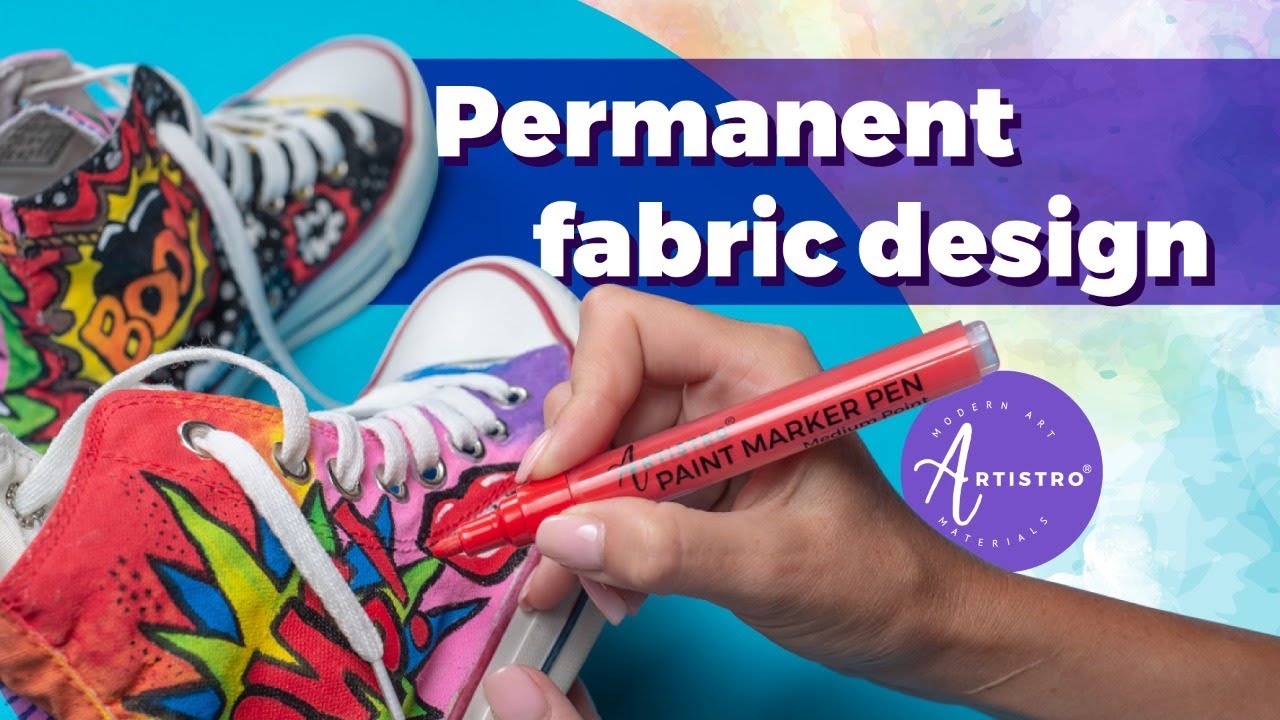 Fabric Markers Permanent for Clothes, Fabric Pens Permanent No