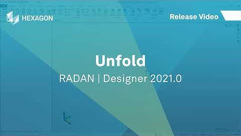 Radan Designer unfold