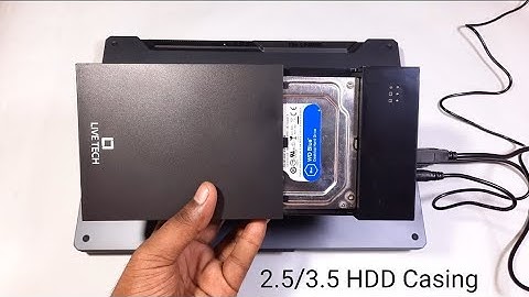 HDD External Case How to Connect 2.5/3.5 HDD Case |USB 2.0 Hard-disk Enclosure | LiveTech Hdd Case